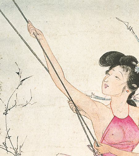 莲都-胡也佛的仕女画和最知名的金瓶梅秘戏图